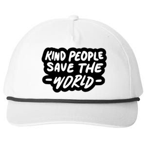 Kind People Save The World Snapback Five-Panel Rope Hat