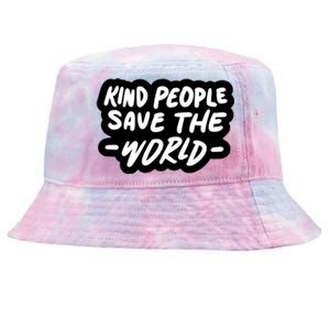 Kind People Save The World Tie-Dyed Bucket Hat