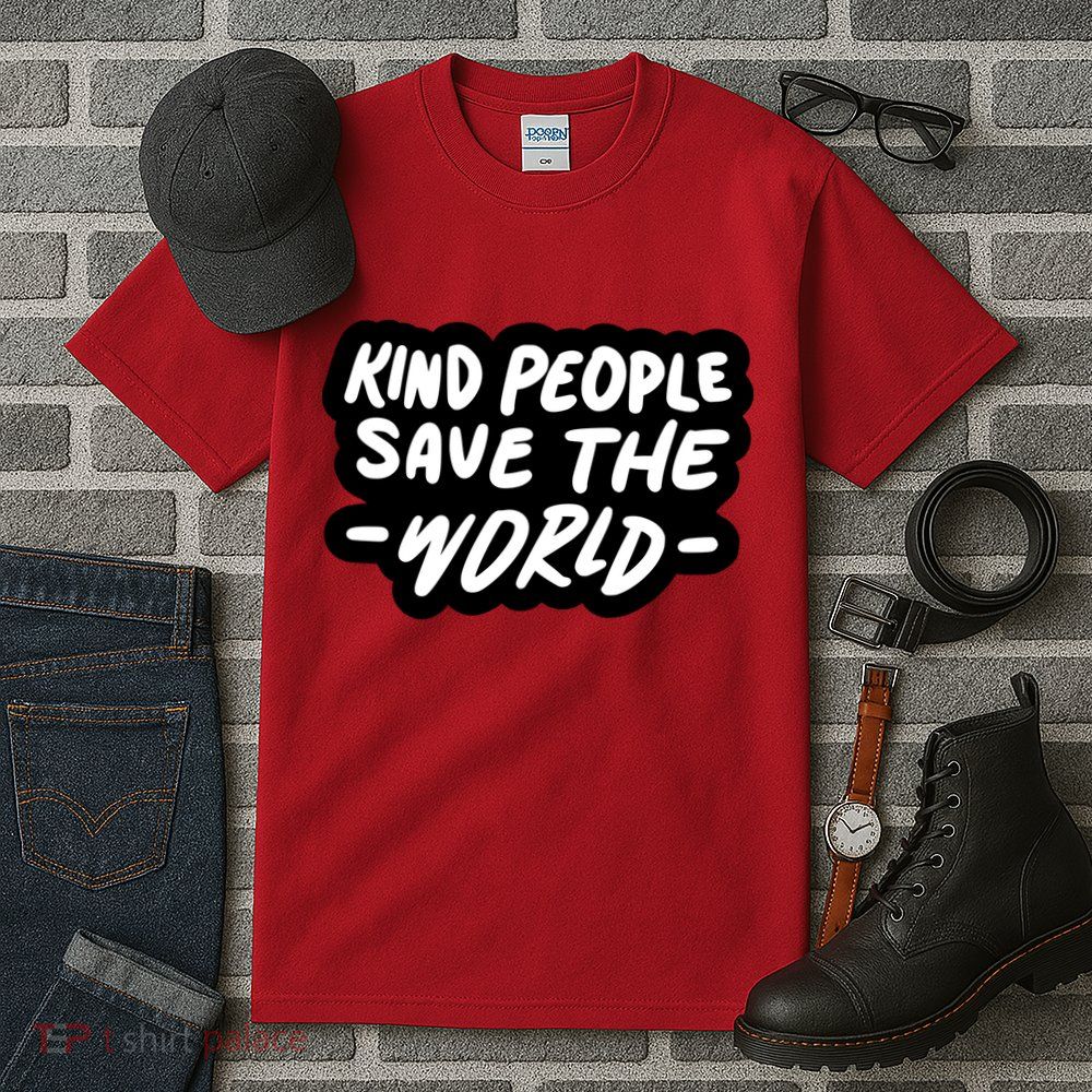 Kind People Save The World Tall T-Shirt