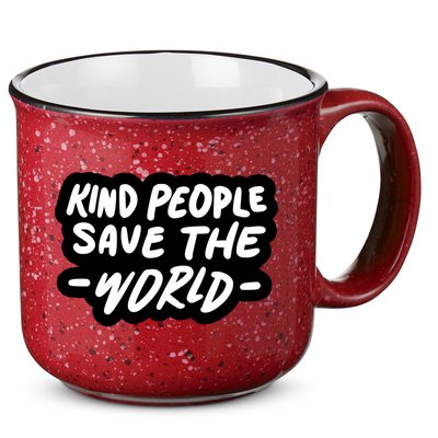 Kind People Save The World 15oz Campfire Ceramic Mug