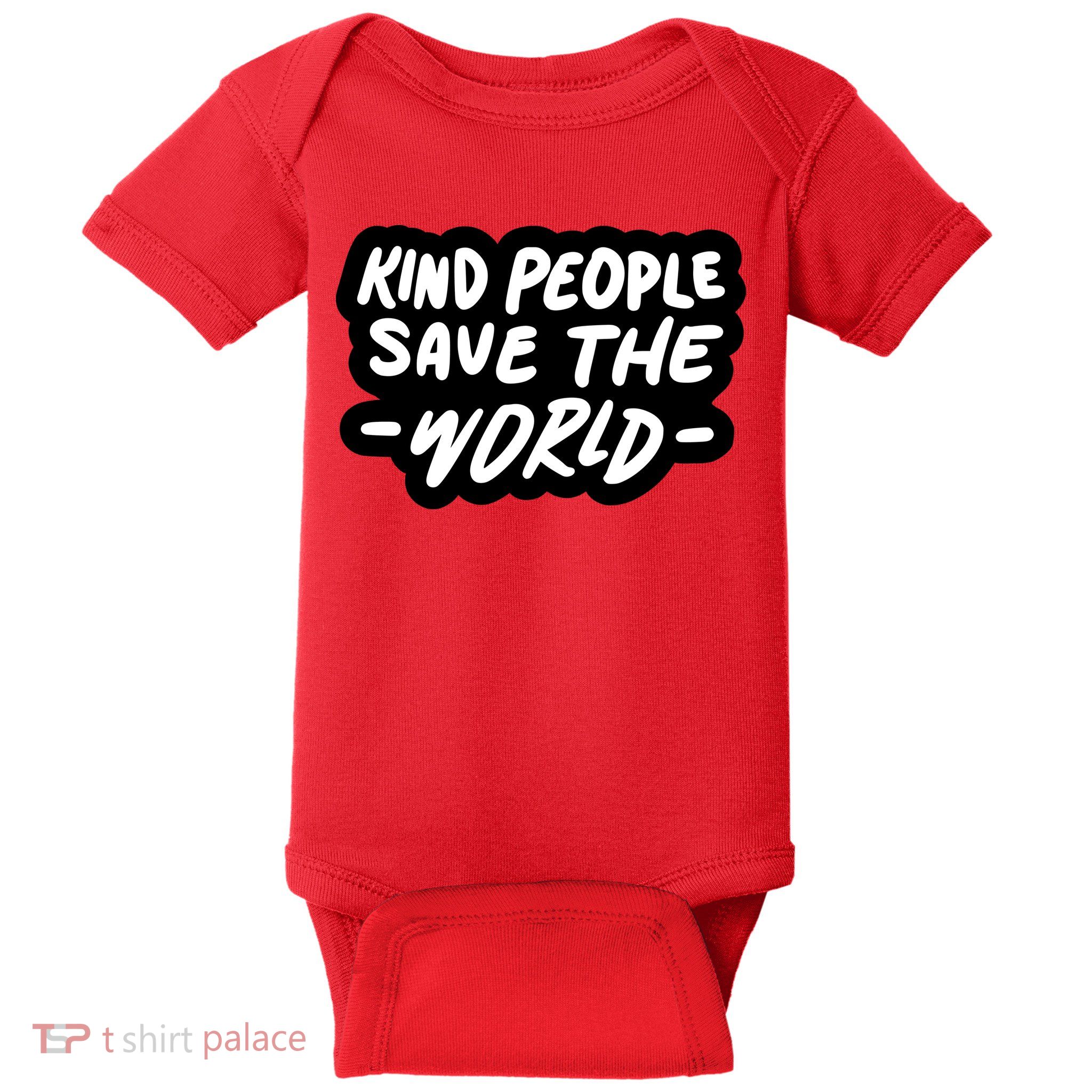 Kind People Save The World Baby Bodysuit
