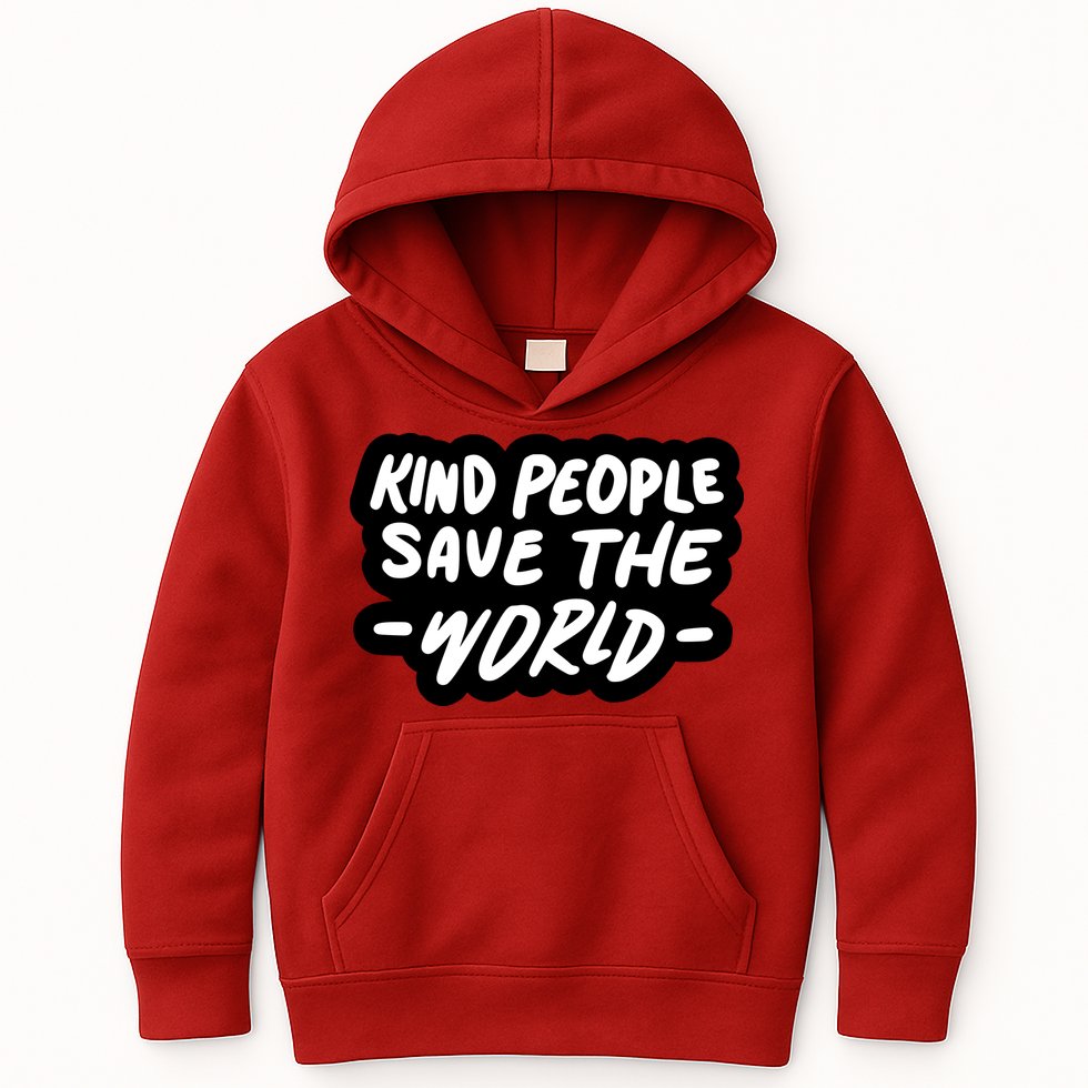 Kind People Save The World Kids Hoodie