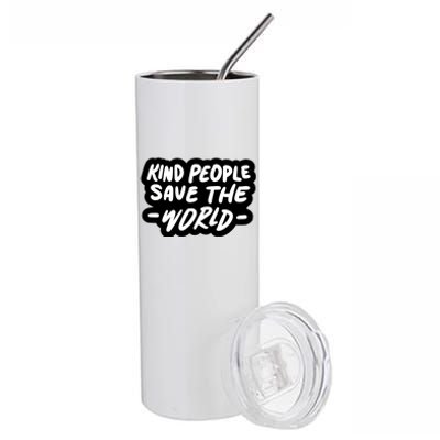 Kind People Save The World Stainless Steel Tumbler