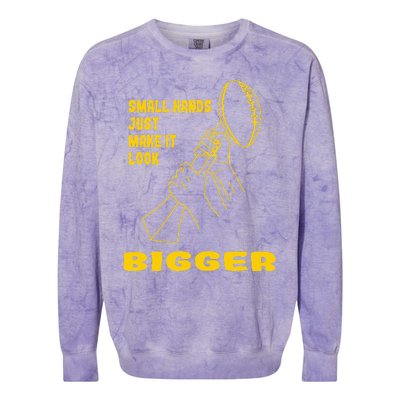 Kenny Pickett Small Hands Just Make It Look Bigger Colorblast Crewneck Sweatshirt