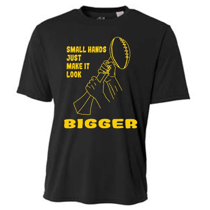 Kenny Pickett Small Hands Just Make It Look Bigger Cooling Performance Crew T-Shirt