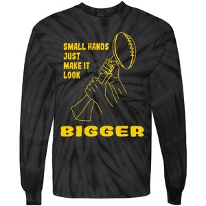 Kenny Pickett Small Hands Just Make It Look Bigger Tie-Dye Long Sleeve Shirt