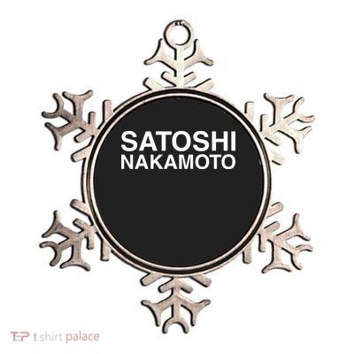 Kendrick’S Pop Satoshi Nakamoto Metallic Star Ornament