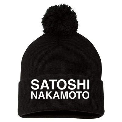Kendrick’S Pop Satoshi Nakamoto Pom Pom 12in Knit Beanie