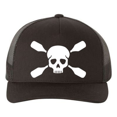 Kayak Paddling Skull Gift Yupoong Adult 5-Panel Trucker Hat