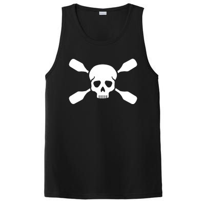 Kayak Paddling Skull Gift PosiCharge Competitor Tank