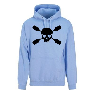 Kayak Paddling Skull Gift Unisex Surf Hoodie