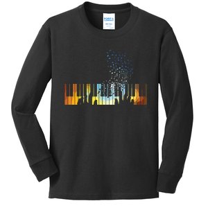 Keyboard Piano Shirts Gift For Men Women Kids Kids Long Sleeve Shirt