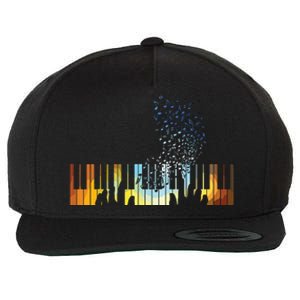 Keyboard Piano Shirts Gift For Men Women Kids Wool Snapback Cap