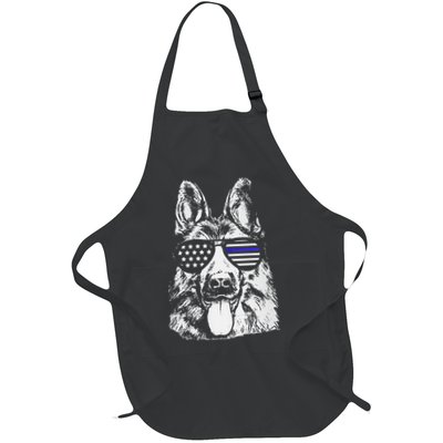 K9 Police Thin Blue Line German Shepherd Patriotic Apron