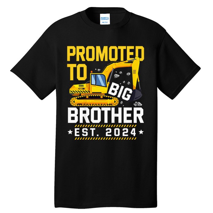 Kids Promoted To Big Bro 2024 Leveled Up To Big Brother 2024 Kids Tall T-Shirt