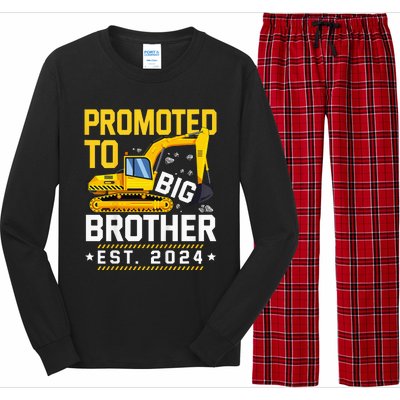 Kids Promoted To Big Bro 2024 Leveled Up To Big Brother 2024 Kids Long Sleeve Pajama Set