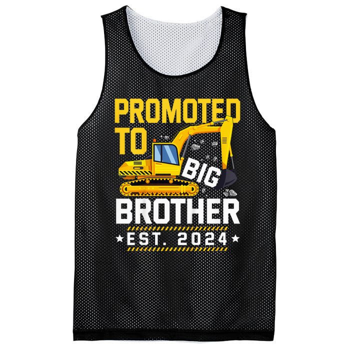 Kids Promoted To Big Bro 2024 Leveled Up To Big Brother 2024 Kids Mesh Reversible Basketball Jersey Tank