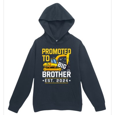 Kids Promoted To Big Bro 2024 Leveled Up To Big Brother 2024 Kids Urban Pullover Hoodie