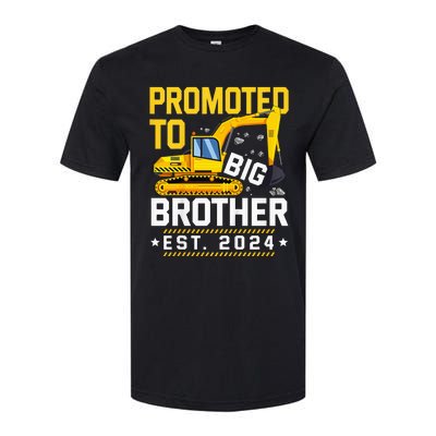 Kids Promoted To Big Bro 2024 Leveled Up To Big Brother 2024 Kids Softstyle CVC T-Shirt