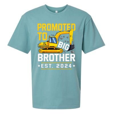 Kids Promoted To Big Bro 2024 Leveled Up To Big Brother 2024 Kids Sueded Cloud Jersey T-Shirt