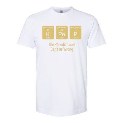 Kpop Periodic Table Seoul Hallyu Funny Korean Fashion Gayo Gift Softstyle® CVC T-Shirt