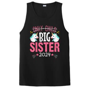 Kids Promoted To Big Sister Est 2024 Unicorn PosiCharge Competitor Tank