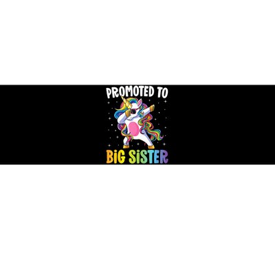 Kids Promoted To Big Sister Dabbing Unicorn Older Sister Bumper Sticker