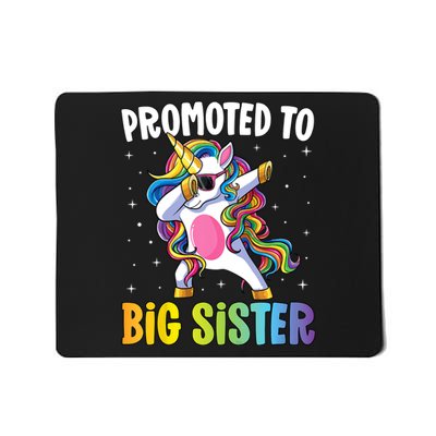 Kids Promoted To Big Sister Dabbing Unicorn Older Sister Mousepad