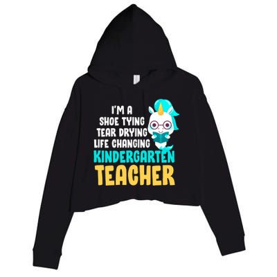 Kindergarten Preschool Teacher Kindergarten Teacher Cute Gift Crop Fleece Hoodie