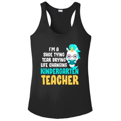 Kindergarten Preschool Teacher Kindergarten Teacher Cute Gift Ladies PosiCharge Competitor Racerback Tank