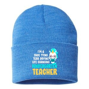 Kindergarten Preschool Teacher Kindergarten Teacher Cute Gift Sustainable Knit Beanie