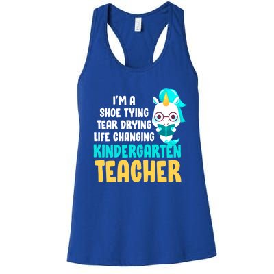 Kindergarten Preschool Teacher Kindergarten Teacher Cute Gift Women's Racerback Tank