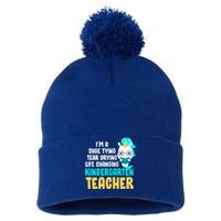 Kindergarten Preschool Teacher Kindergarten Teacher Cute Gift Pom Pom 12in Knit Beanie