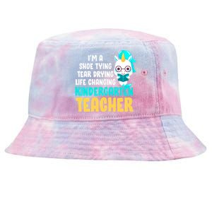 Kindergarten Preschool Teacher Kindergarten Teacher Cute Gift Tie-Dyed Bucket Hat