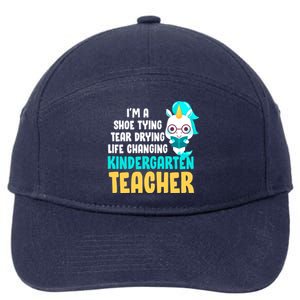 Kindergarten Preschool Teacher Kindergarten Teacher Cute Gift 7-Panel Snapback Hat