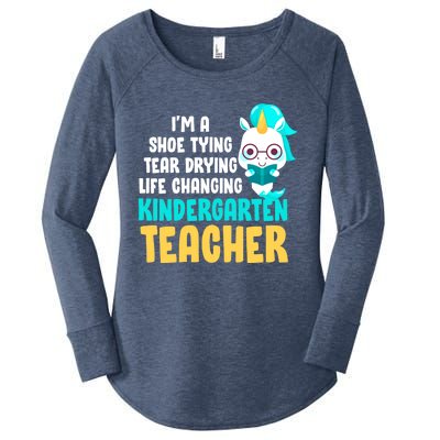 Kindergarten Preschool Teacher Kindergarten Teacher Cute Gift Women's Perfect Tri Tunic Long Sleeve Shirt