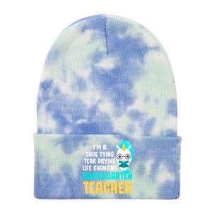 Kindergarten Preschool Teacher Kindergarten Teacher Cute Gift Tie Dye 12in Knit Beanie