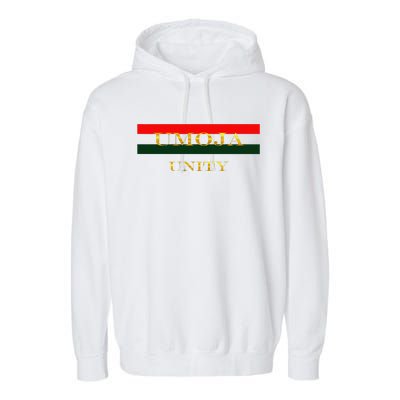 Kwanzaa Panafrican Umoja Day T Garment-Dyed Fleece Hoodie