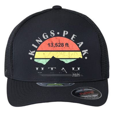 Kings Peak Utah Flexfit Unipanel Trucker Cap