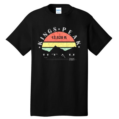 Kings Peak Utah Tall T-Shirt