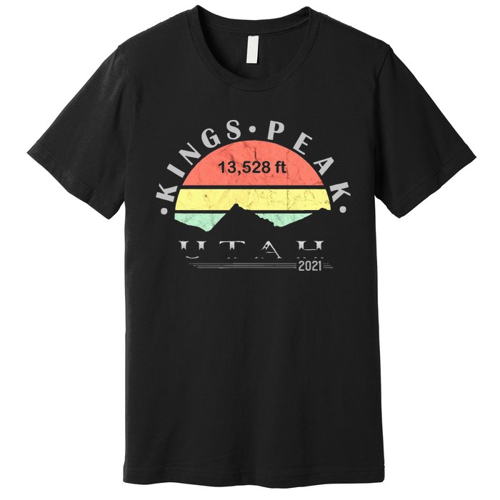 Kings Peak Utah Premium T-Shirt