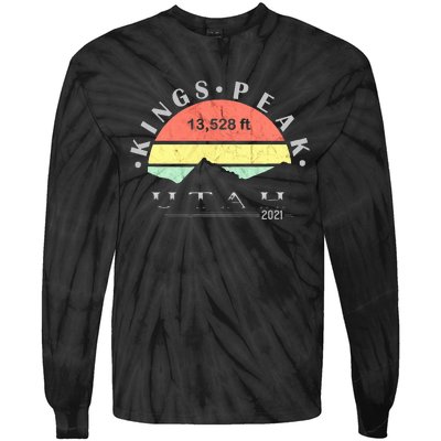 Kings Peak Utah Tie-Dye Long Sleeve Shirt