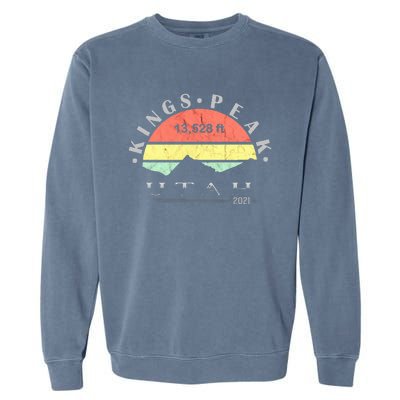 Kings Peak Utah Garment-Dyed Sweatshirt