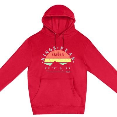 Kings Peak Utah Premium Pullover Hoodie