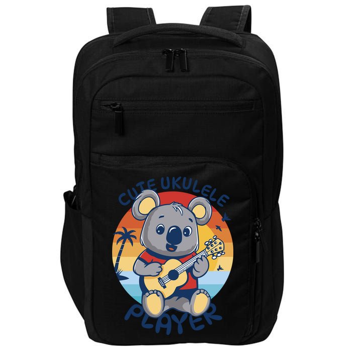 Koala Playing Ukulele Impact Tech Backpack