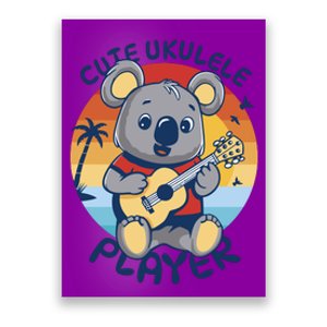 Koala Playing Ukulele Poster