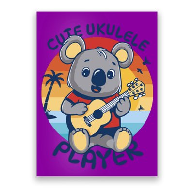 Koala Playing Ukulele Poster