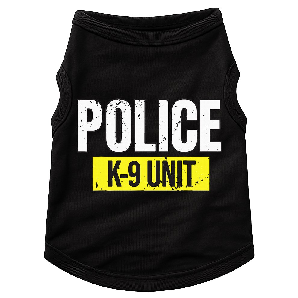 K9 Police Unit Dog Canine Officer Doggie Tank