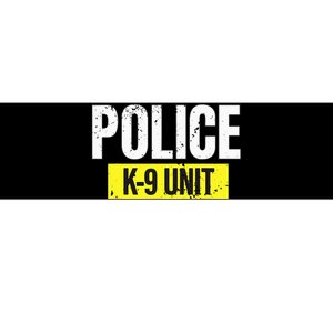 K9 Police Unit Dog Canine Officer Bumper Sticker