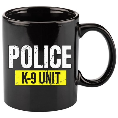 K9 Police Unit Dog Canine Officer 11oz C Handle Ceramic Mug